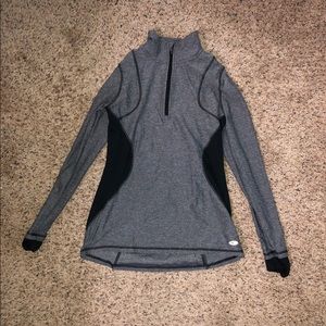 Grey quarter zip